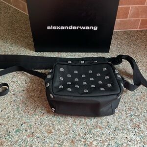Alexander Wang Black Studded Belt Bag